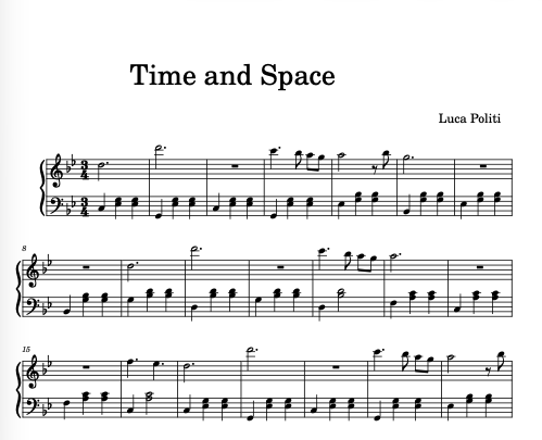 Time and Space