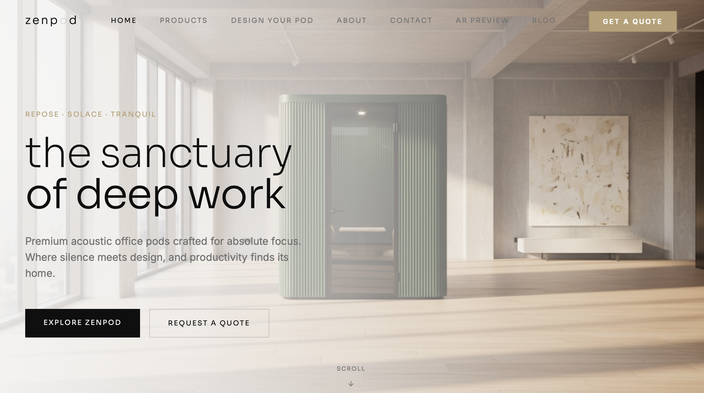ZENPOD TEMPLATE template preview