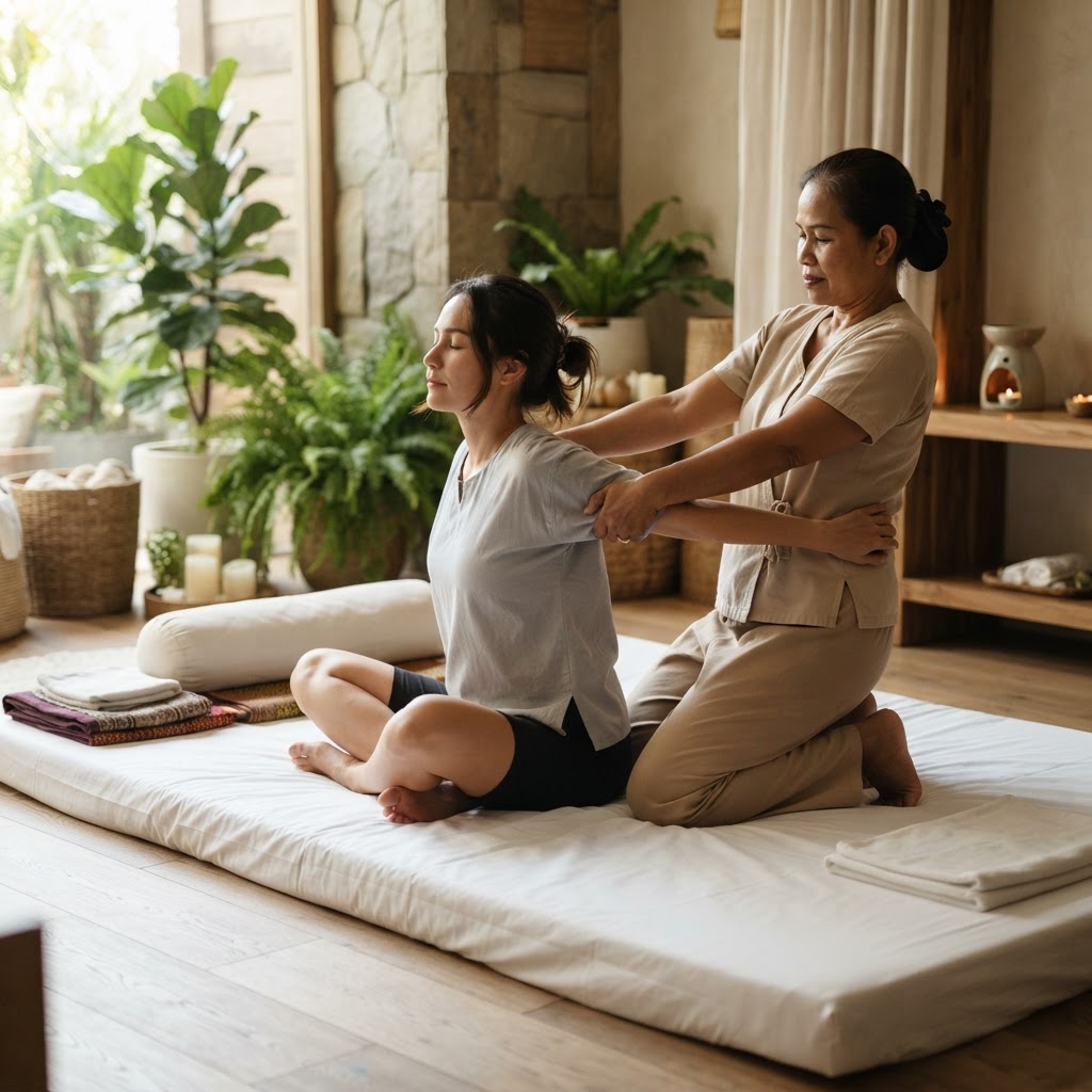 Assisted Thai Stretching