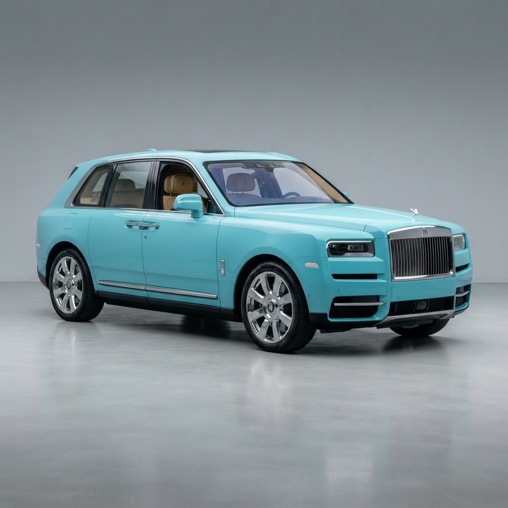 Rolls-Royce Cullinan (Tiffany Blue)
