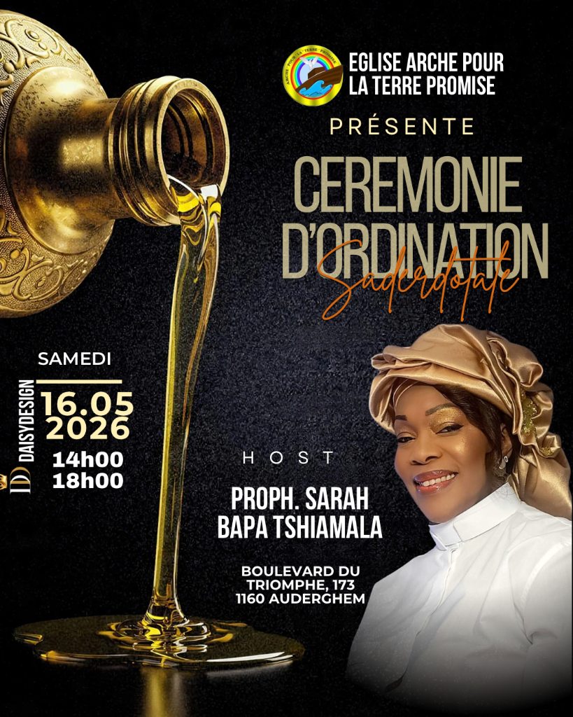 Flyer Cérémonie d'Ordination
