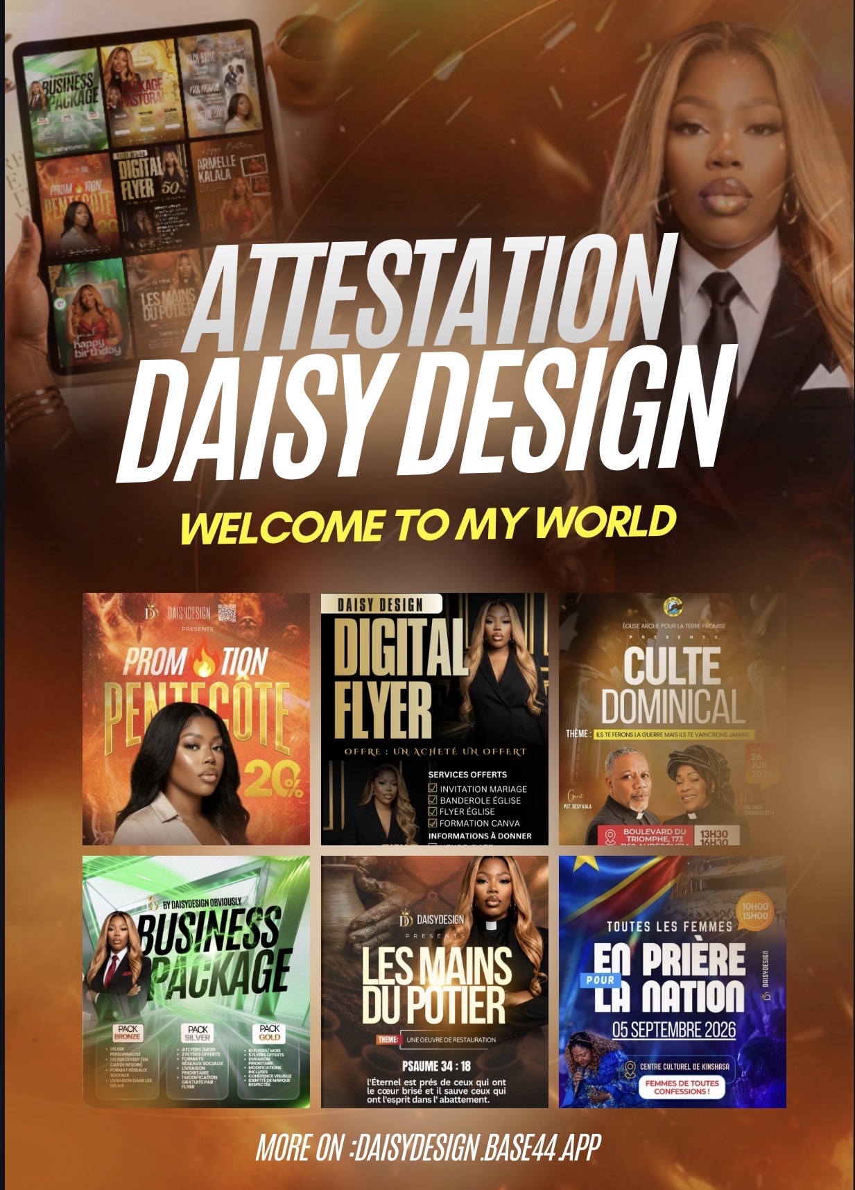 Attestation Daisy Design — Welcome to my world