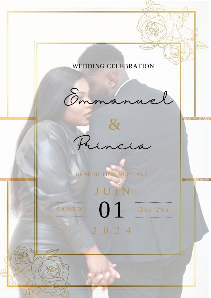 Invitation Mariage Emmanuel & Princia