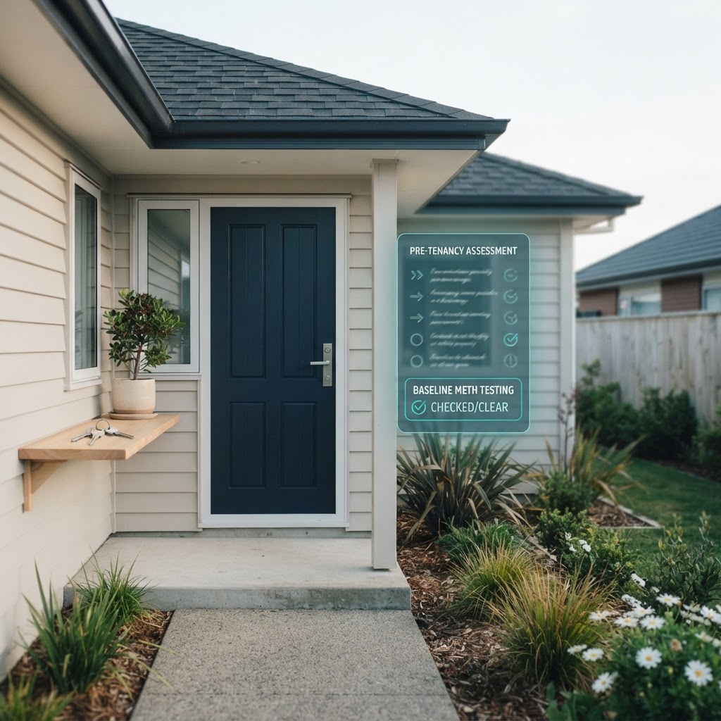 Pre-tenancy meth testing — a New Zealand rental property baseline test before a new tenant moves in