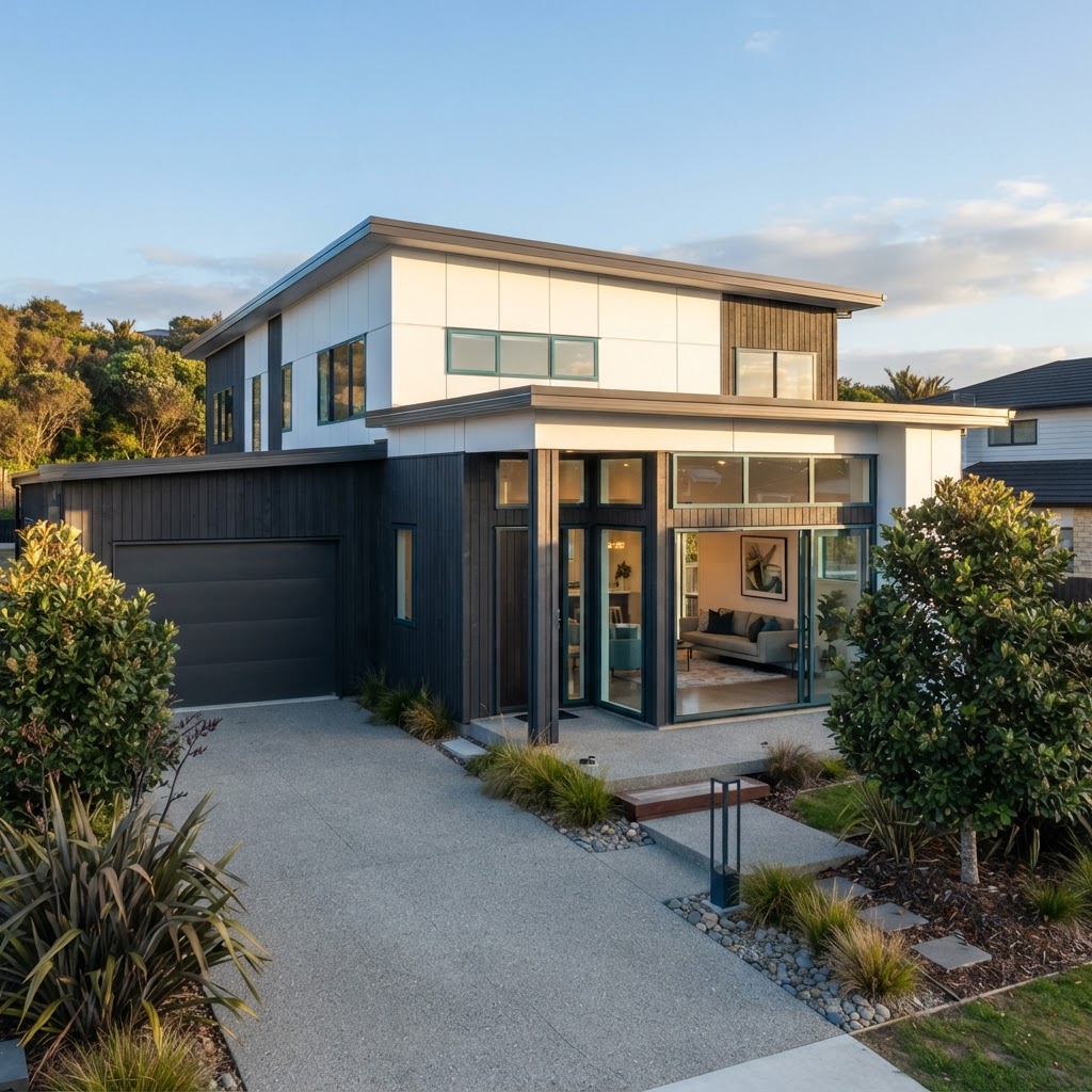 A brand-new modern New Zealand rental property protected by EnviroCheck insurance meth testing and baseline screening