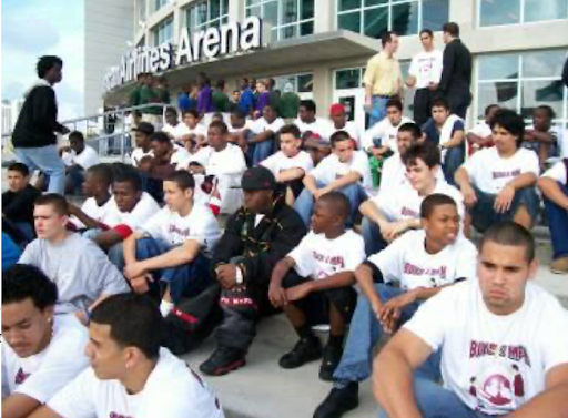 Boys 2 Men participants at American Airlines Arena