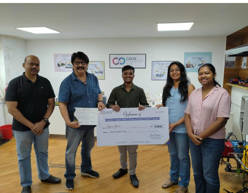 Awarding a Brilliant Young Innovator — Grok Learning Mumbai