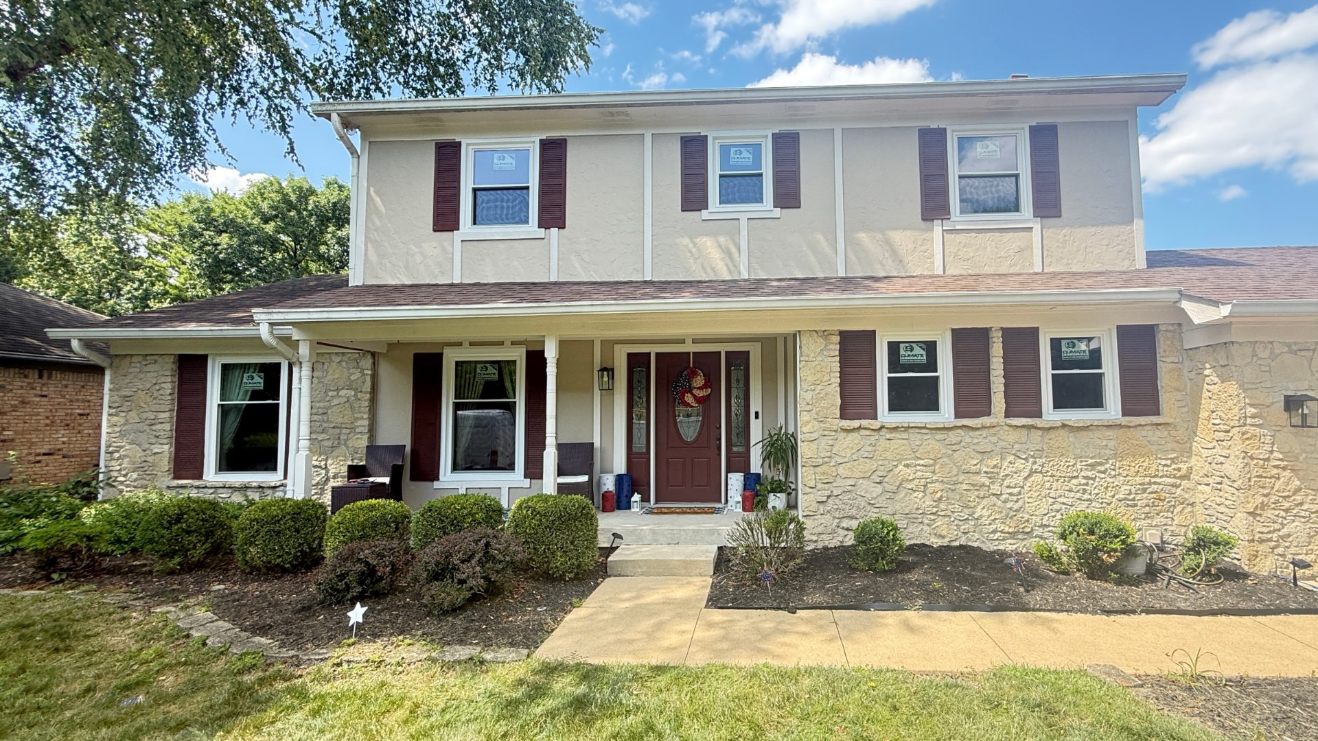 Hoosier Built installed the windows on this Central Indiana home
