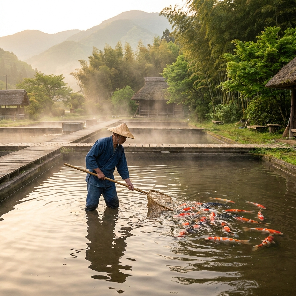 Koi pond