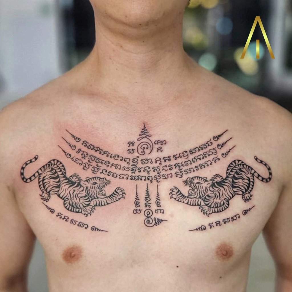 Sak Yant tattoo Chiang Mai Artisan Ink