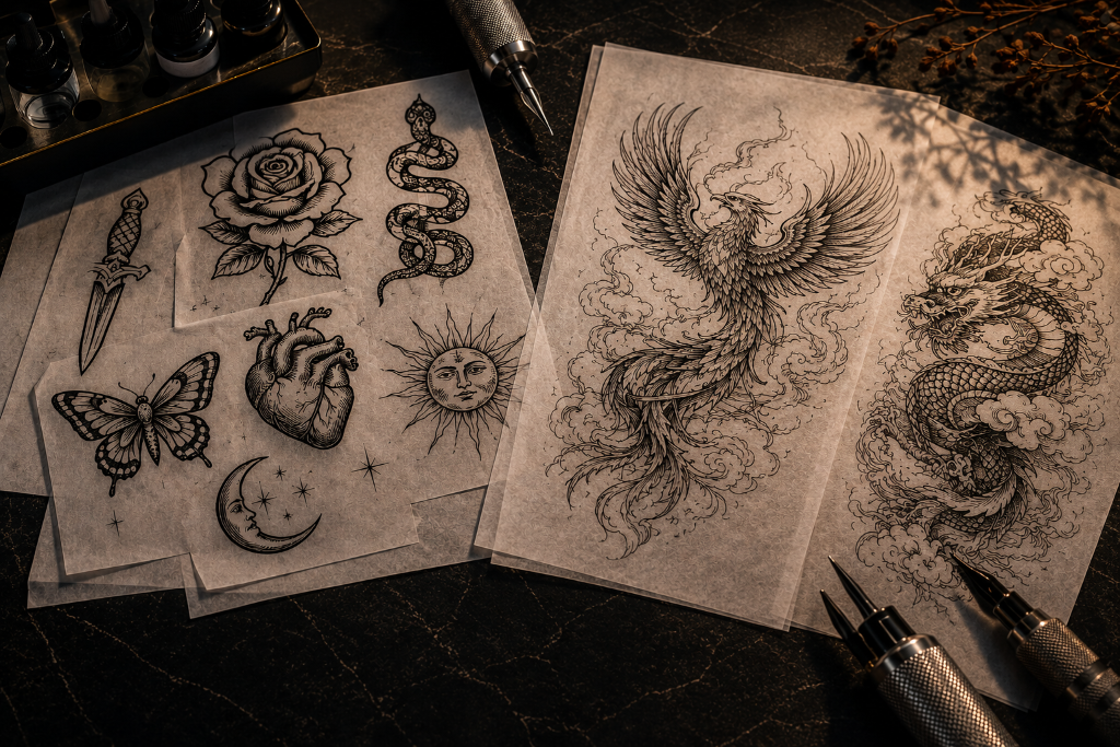 The Difference Between Flash Tattoos and Custom Tattoo Work