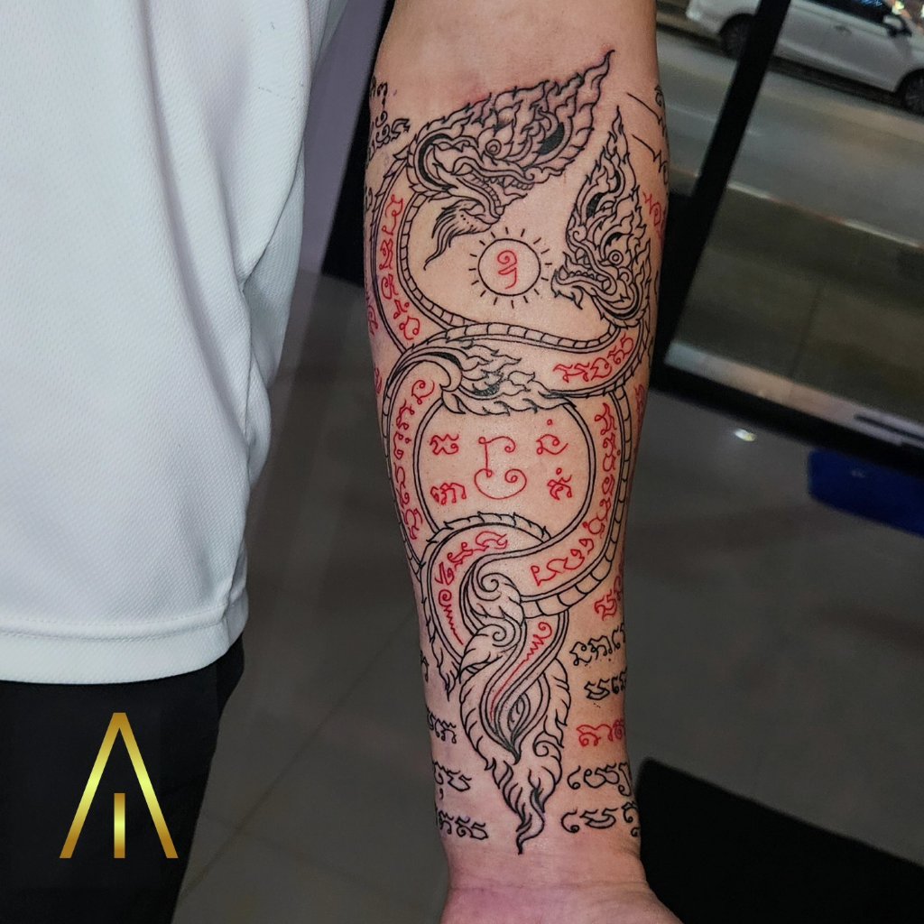Sak Yant tattoo Chiang Mai Artisan Ink
