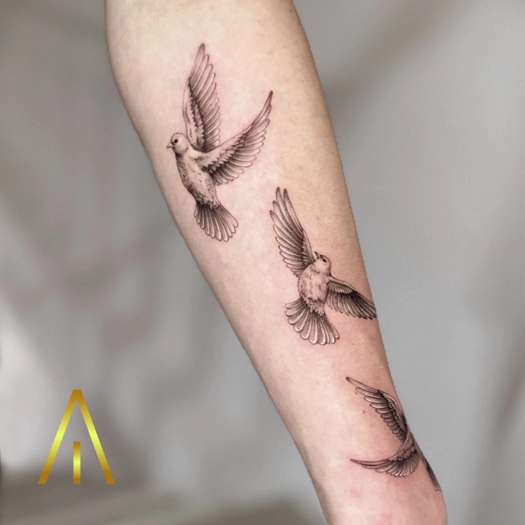 Black and grey tattoo Chiang Mai Artisan Ink