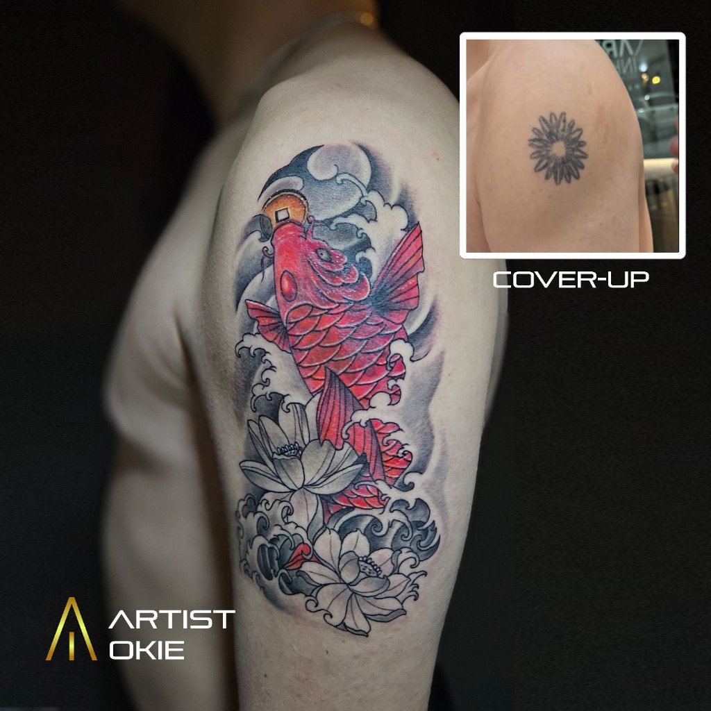 Cover up tattoo Chiang Mai Artisan Ink