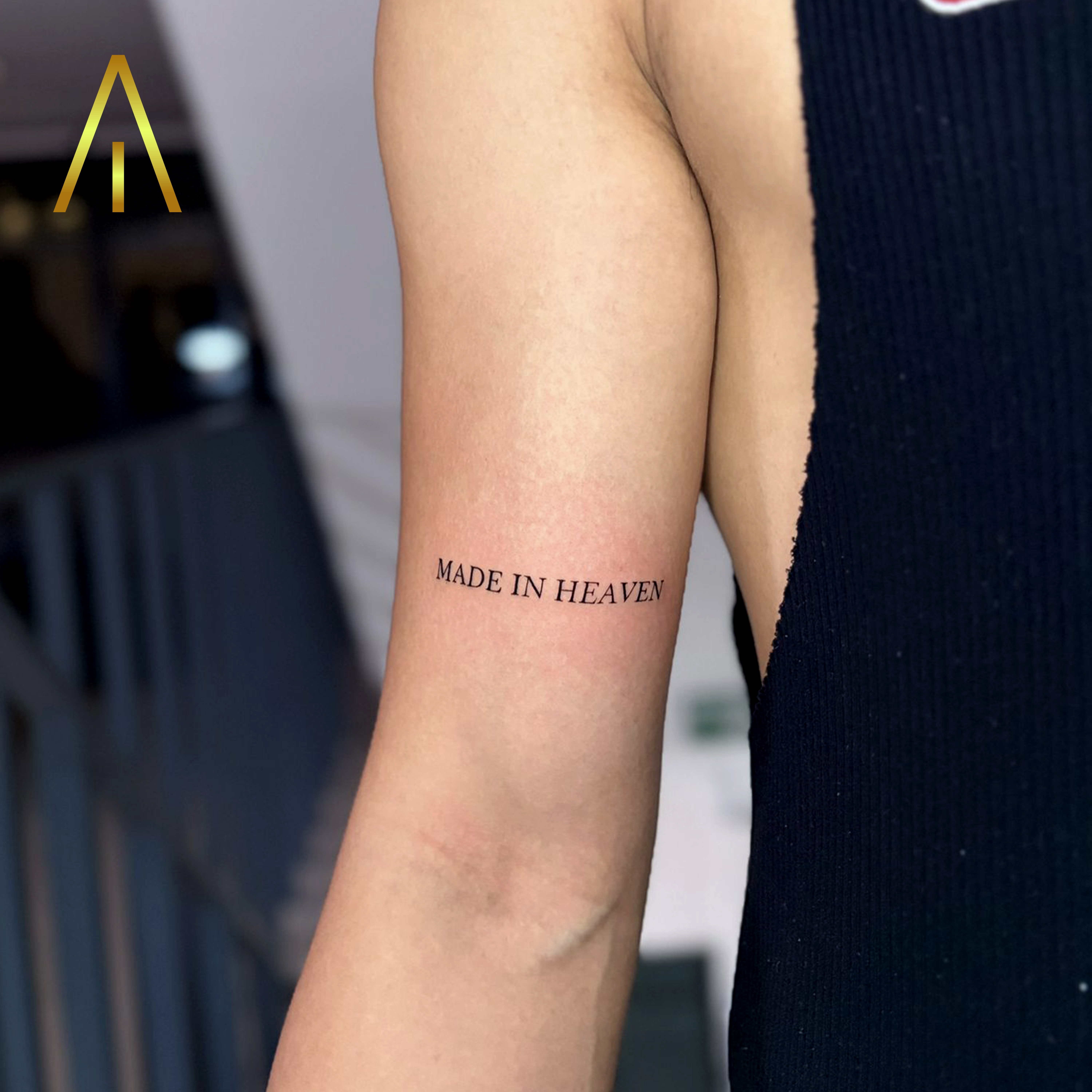 Mimi fine line text tattoo Chiang Mai