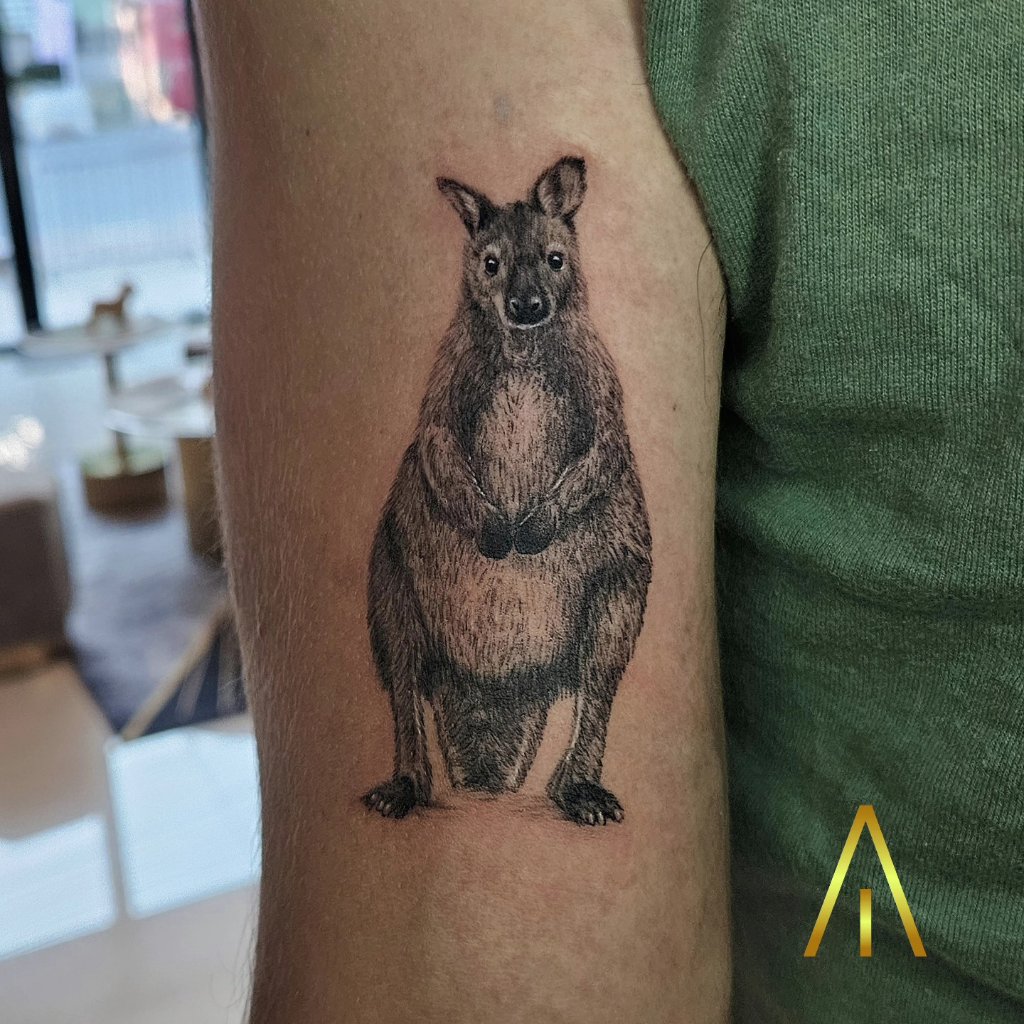 Black and grey tattoo Chiang Mai Artisan Ink
