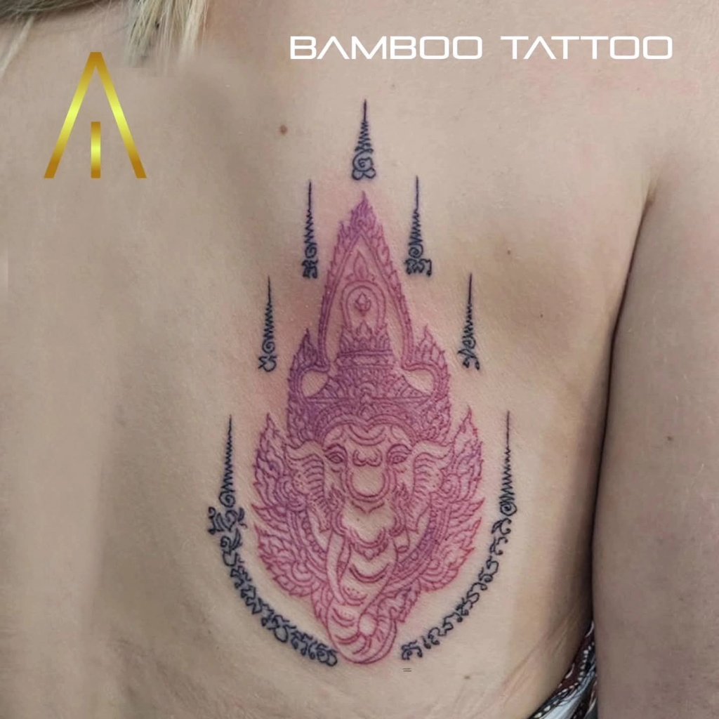 Sak Yant tattoo Chiang Mai Artisan Ink