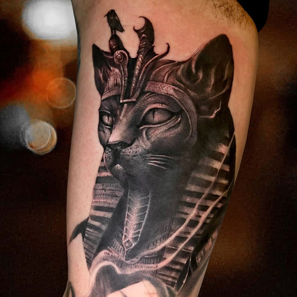 Jean black and grey tattoo Chiang Mai