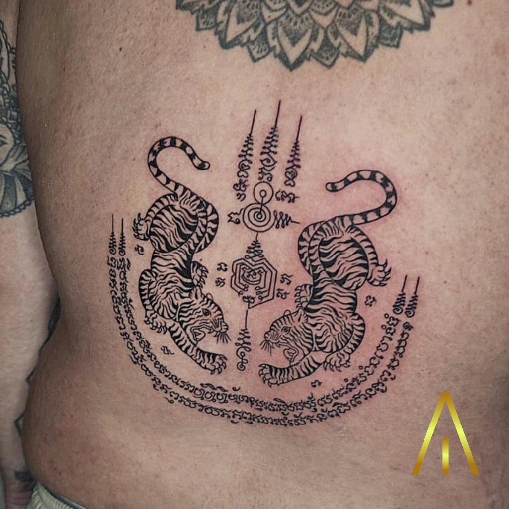 Sak Yant tattoo Chiang Mai Artisan Ink