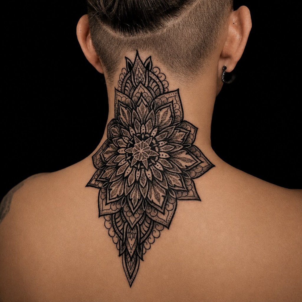 Geometric & Polynesian Tattoo custom tattoo style at Artisan Ink Chiang Mai
