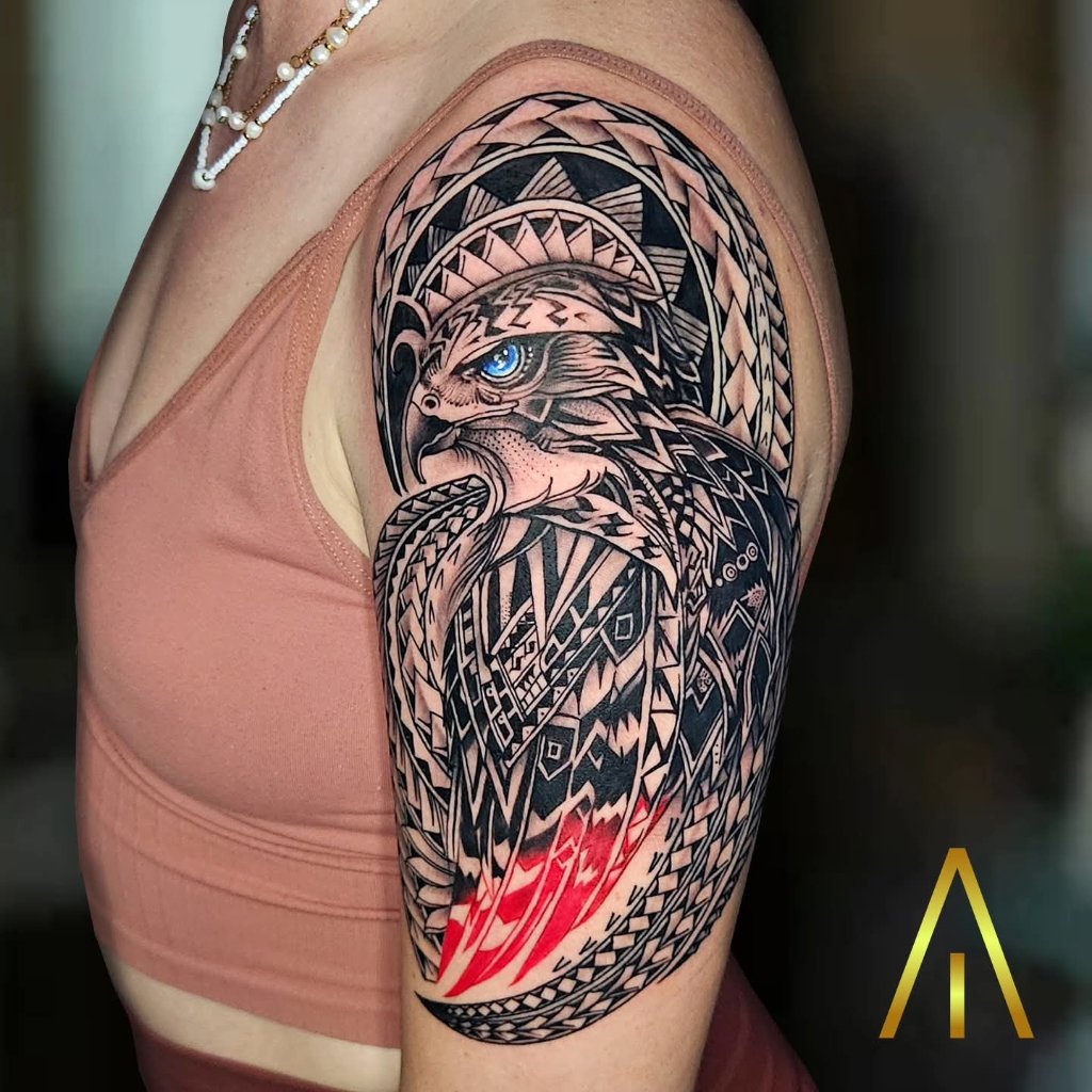 Jean Polynesian geometric tattoo Chiang Mai
