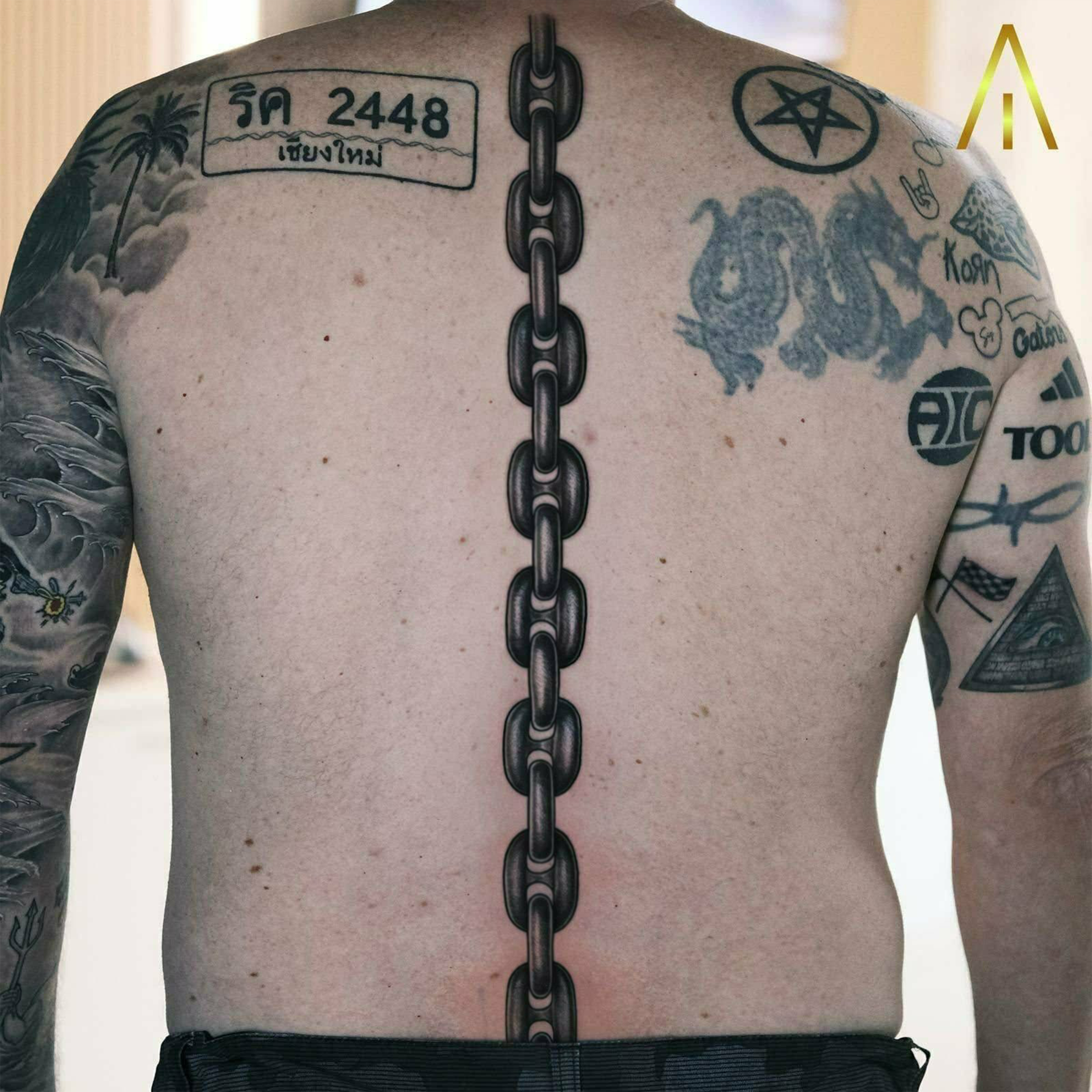 Black & Grey tattoo artwork by Artisan Ink Chiang Mai