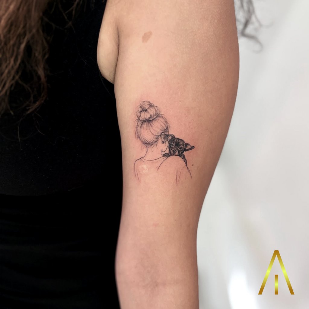 Fine Line tattoo artwork by Artisan Ink Chiang Mai