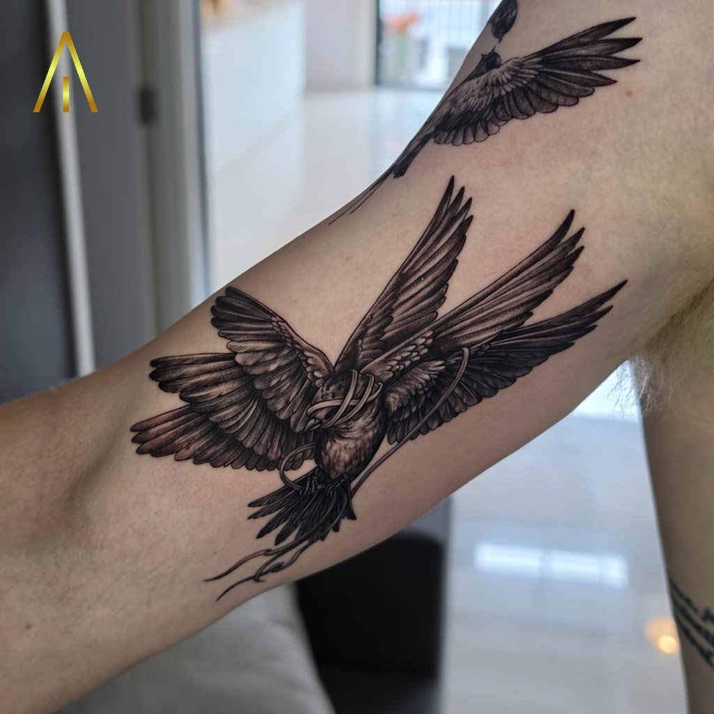 Black and grey tattoo Chiang Mai