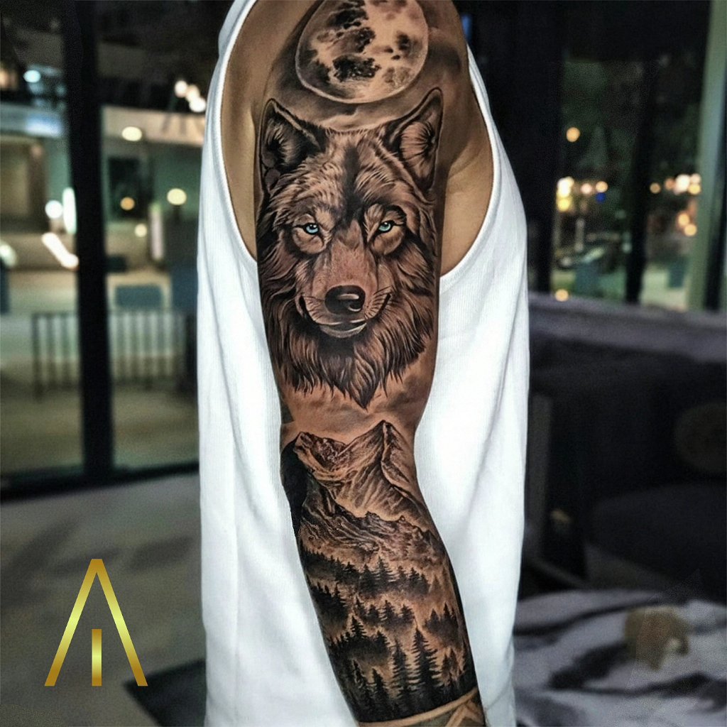 Black and grey tattoo Chiang Mai Artisan Ink