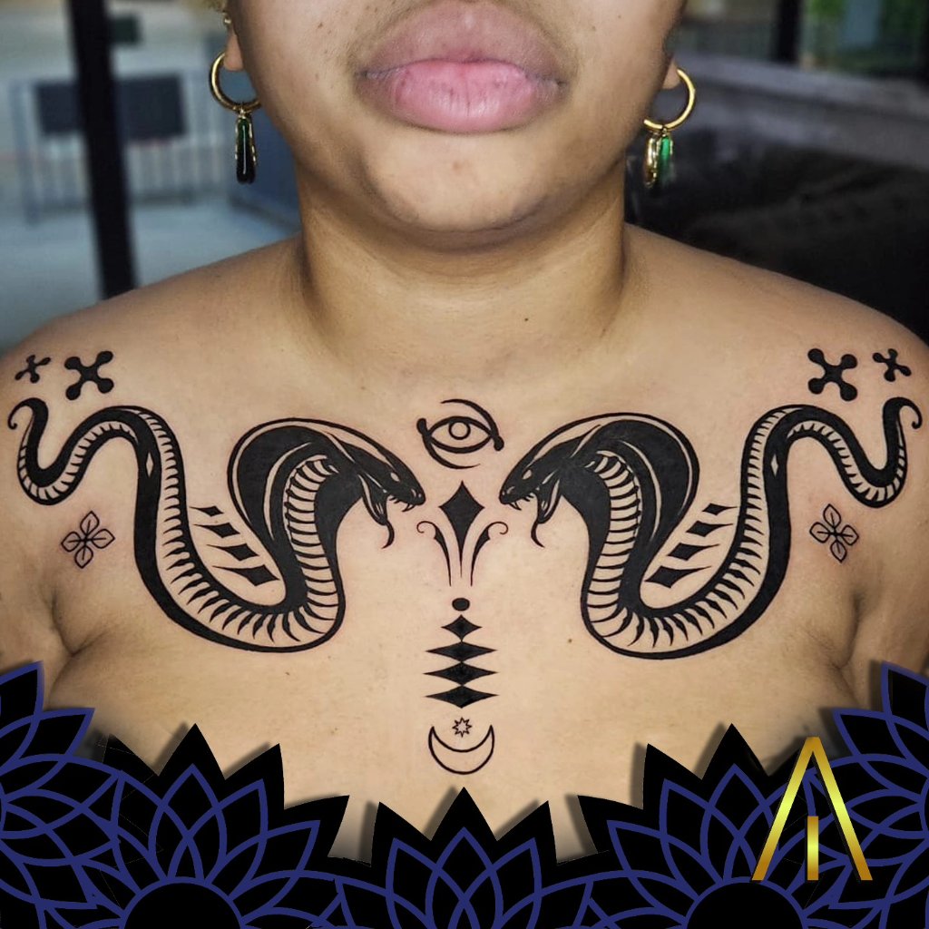 Blackwork tattoo Chiang Mai Artisan Ink