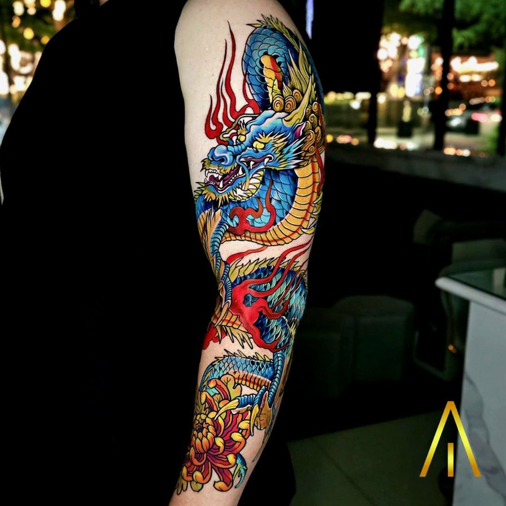 Japanese tattoo Chiang Mai Artisan Ink