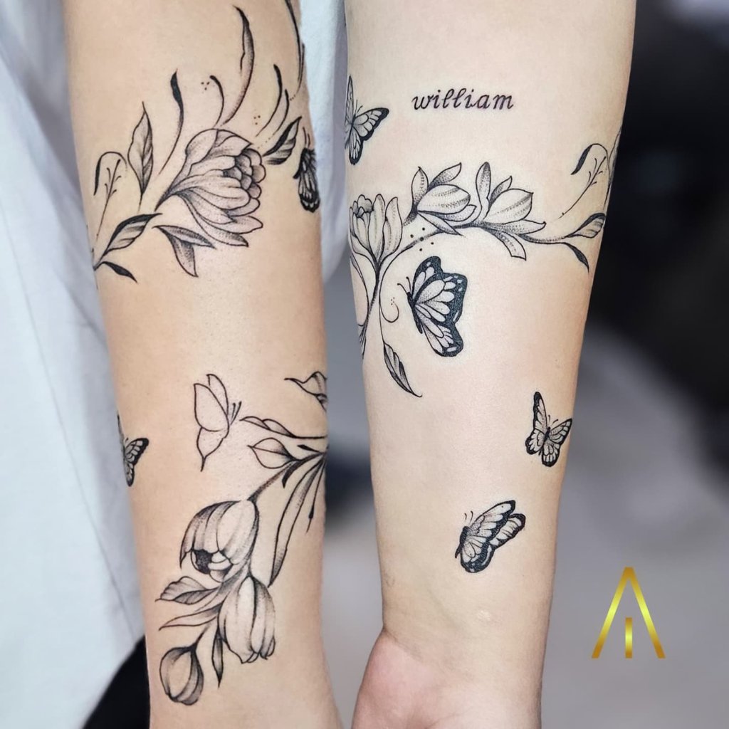 Blackwork tattoo Chiang Mai Artisan Ink