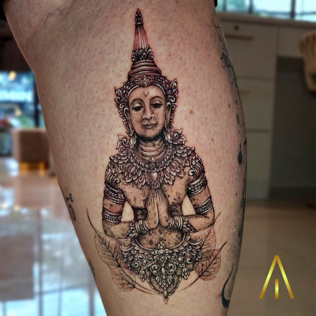 Black and grey tattoo Chiang Mai
