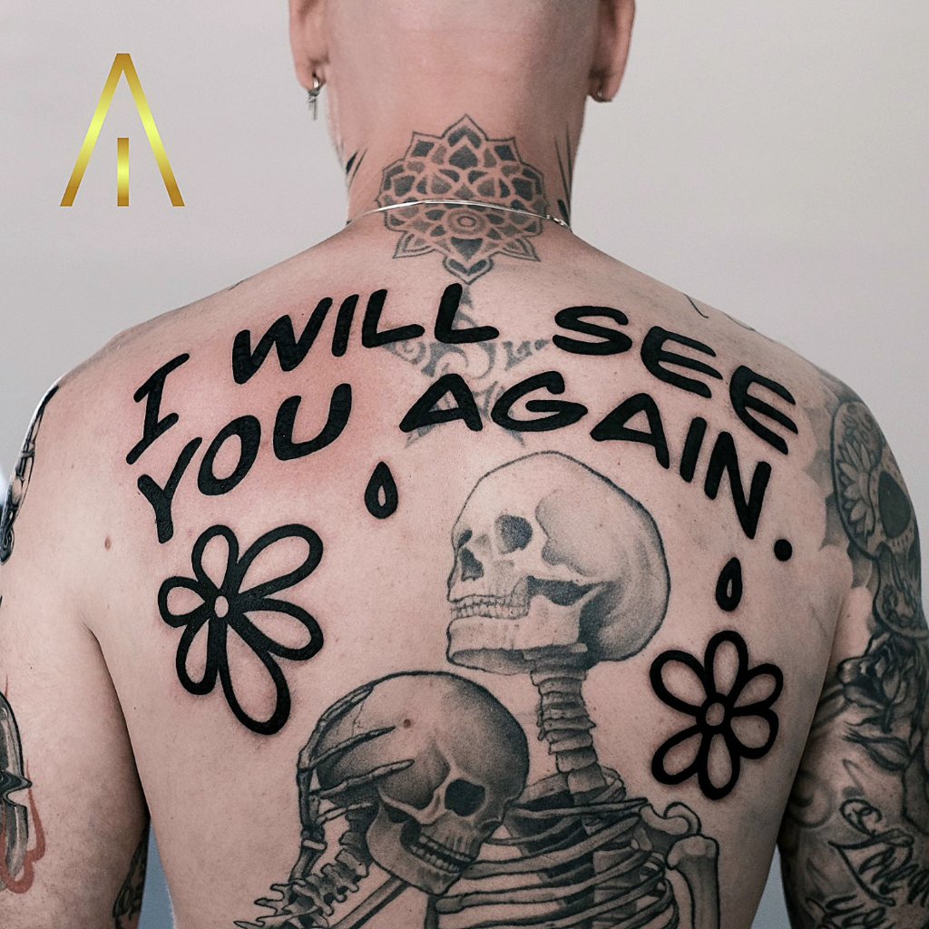 Blackwork tattoo Chiang Mai Artisan Ink