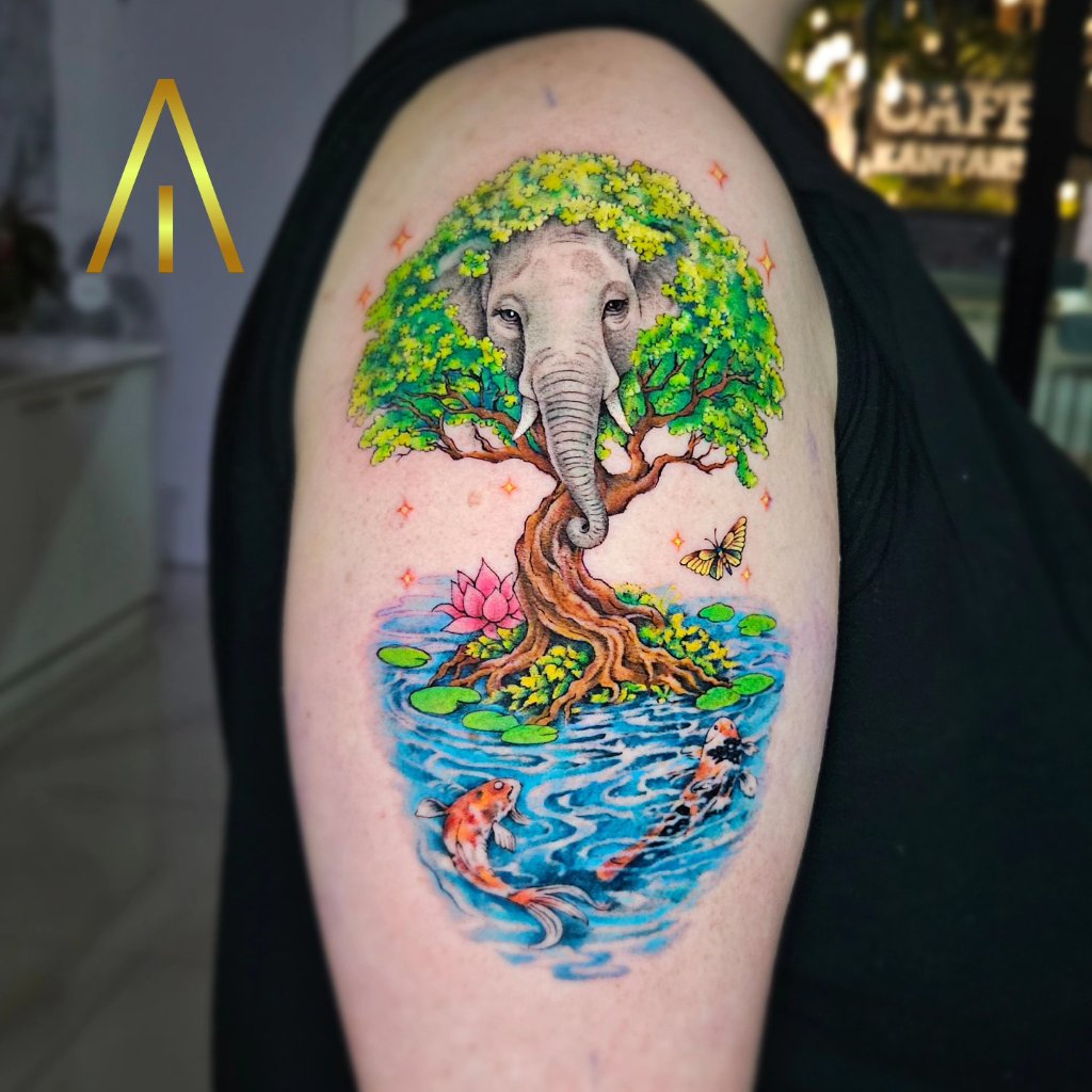 Colour tattoo Chiang Mai Artisan Ink