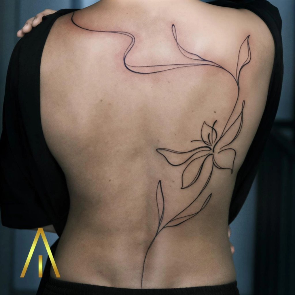 Minimal tattoo artwork by Artisan Ink Chiang Mai