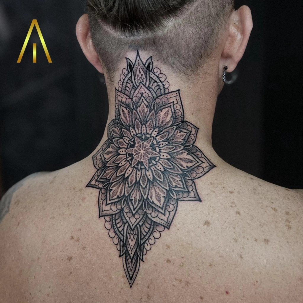 Polynesian geometric tattoo Chiang Mai Artisan Ink
