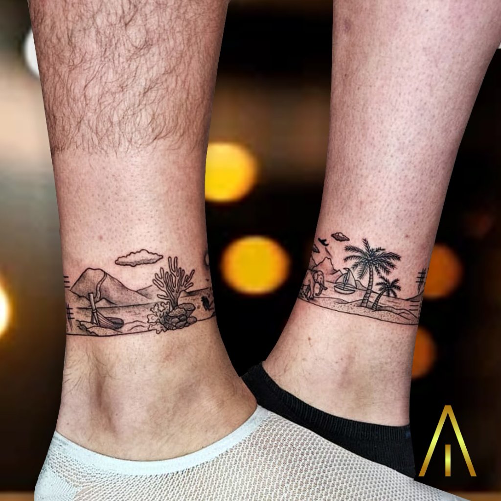 Black and grey tattoo Chiang Mai