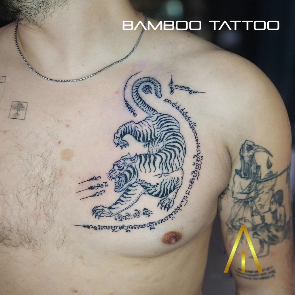 Sak Yant tattoo Chiang Mai Artisan Ink