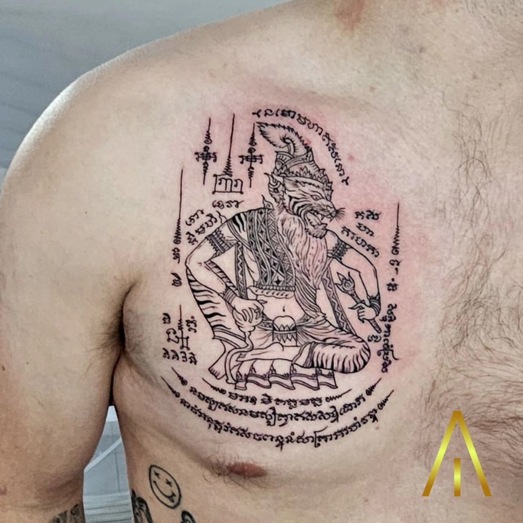 Sak Yant tattoo Chiang Mai Artisan Ink