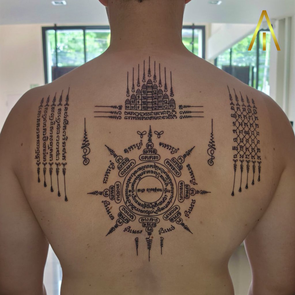 Sak Yant tattoo Chiang Mai Artisan Ink