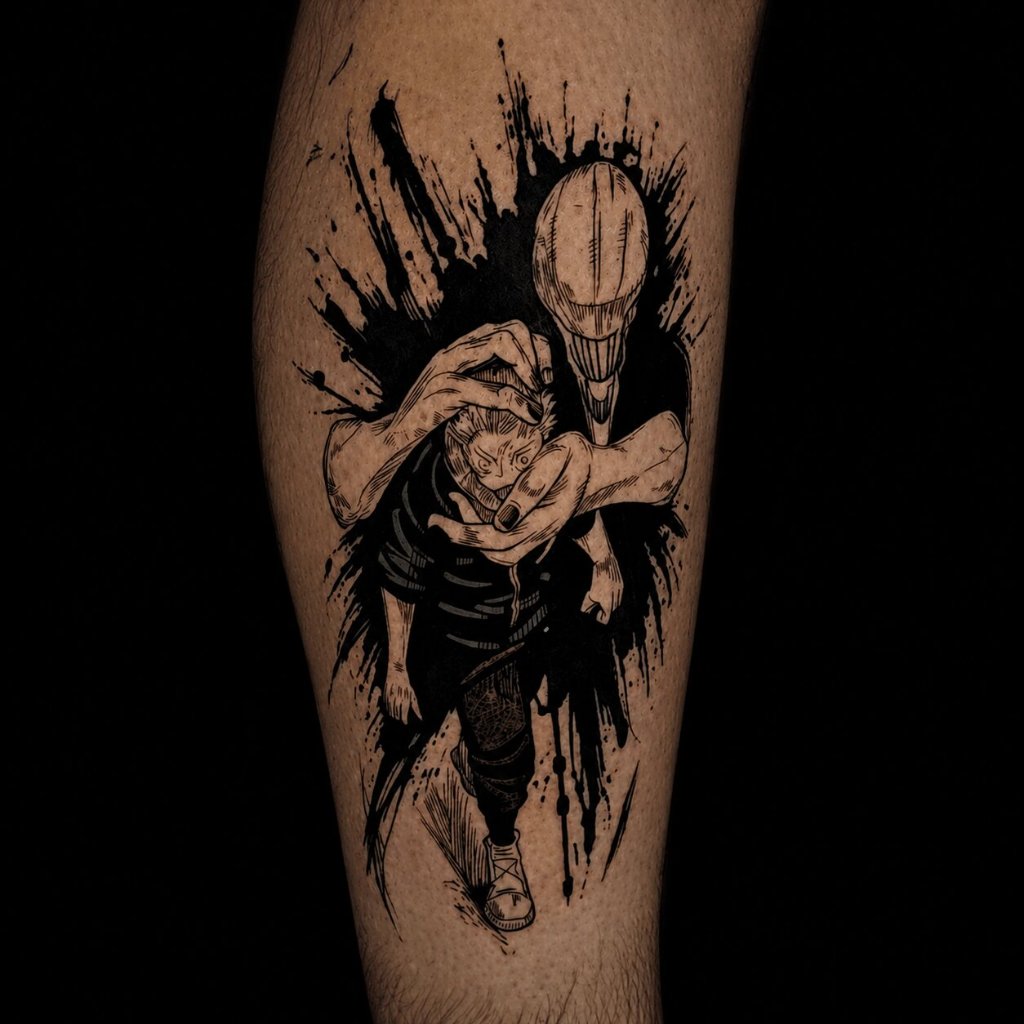 Anime Tattoo — Artisan Ink custom tattoo studio, Chiang Mai