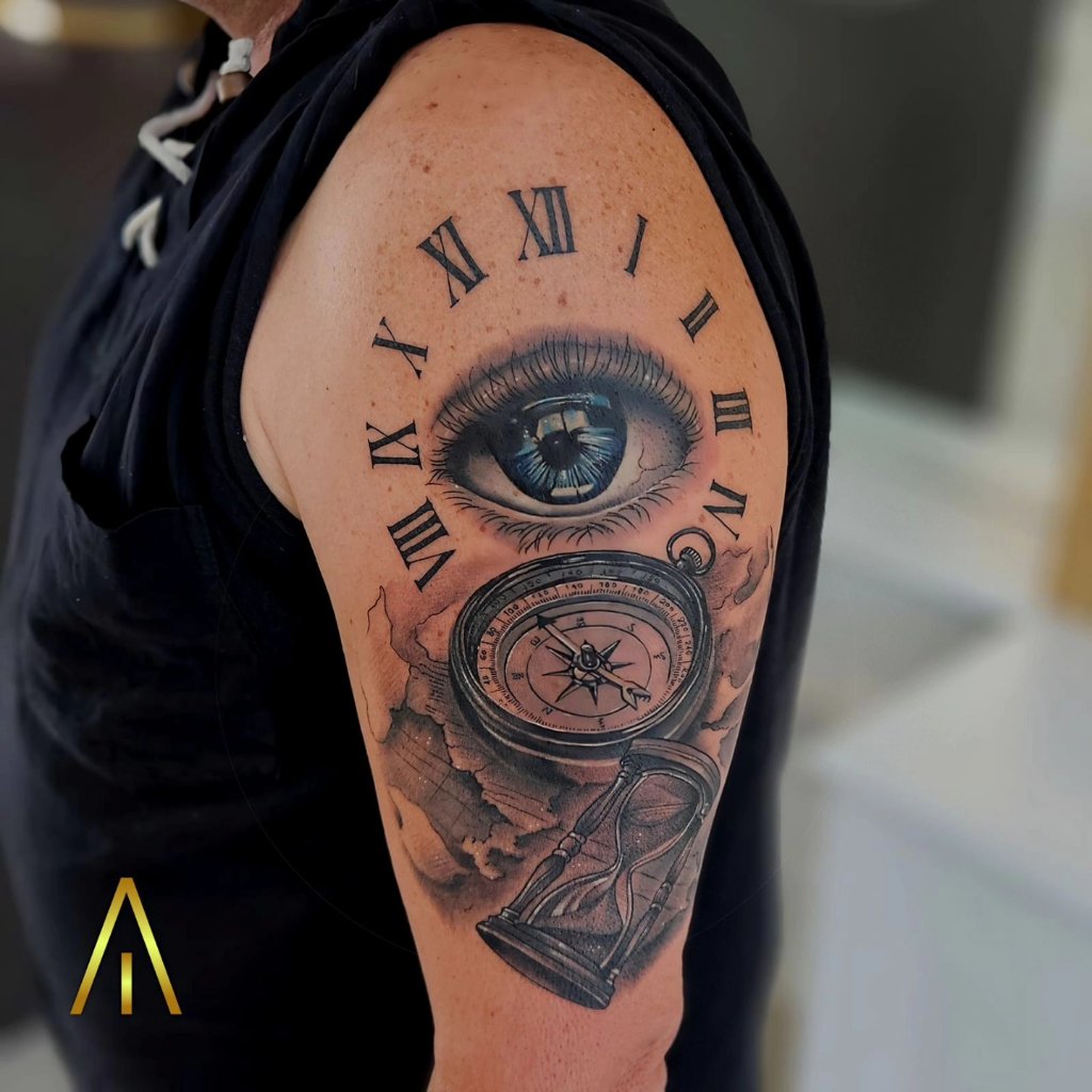 Black and grey tattoo Chiang Mai Artisan Ink