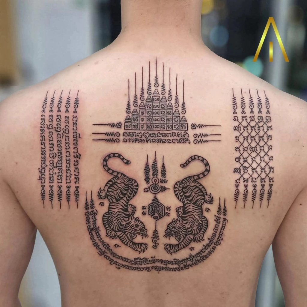 Sak Yant tattoo Chiang Mai Artisan Ink