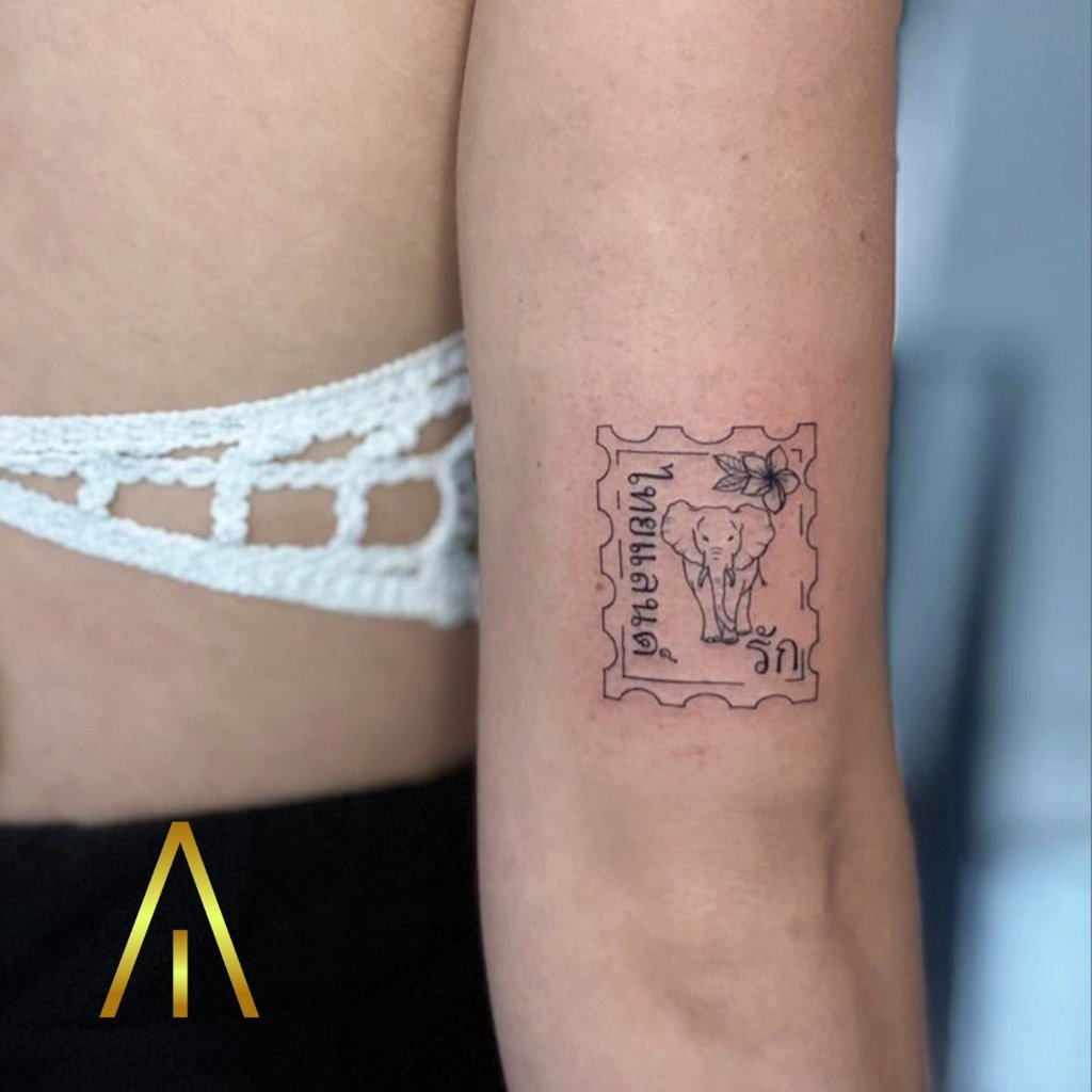 Fine line tattoo Chiang Mai Artisan Ink