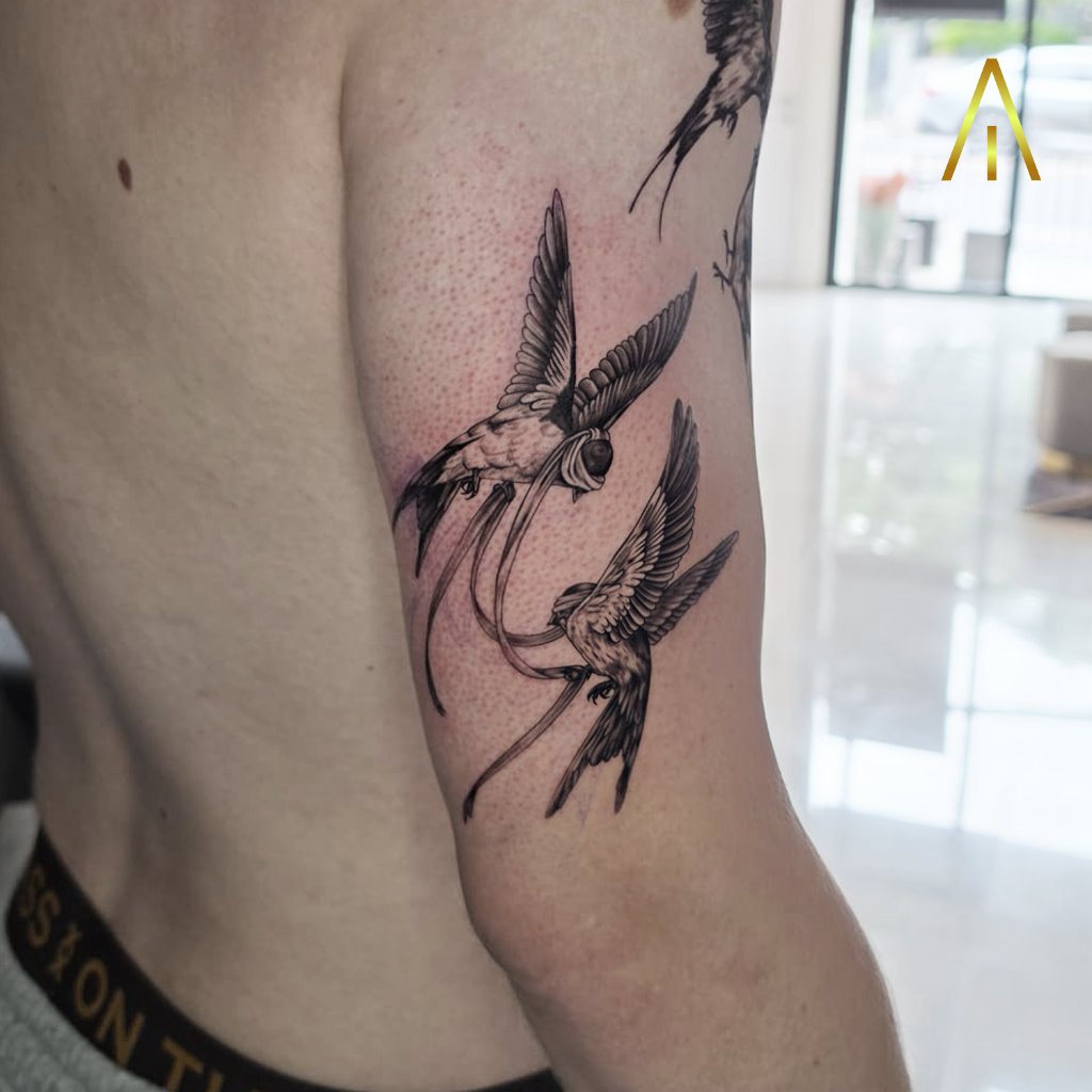 Black and grey tattoo Chiang Mai