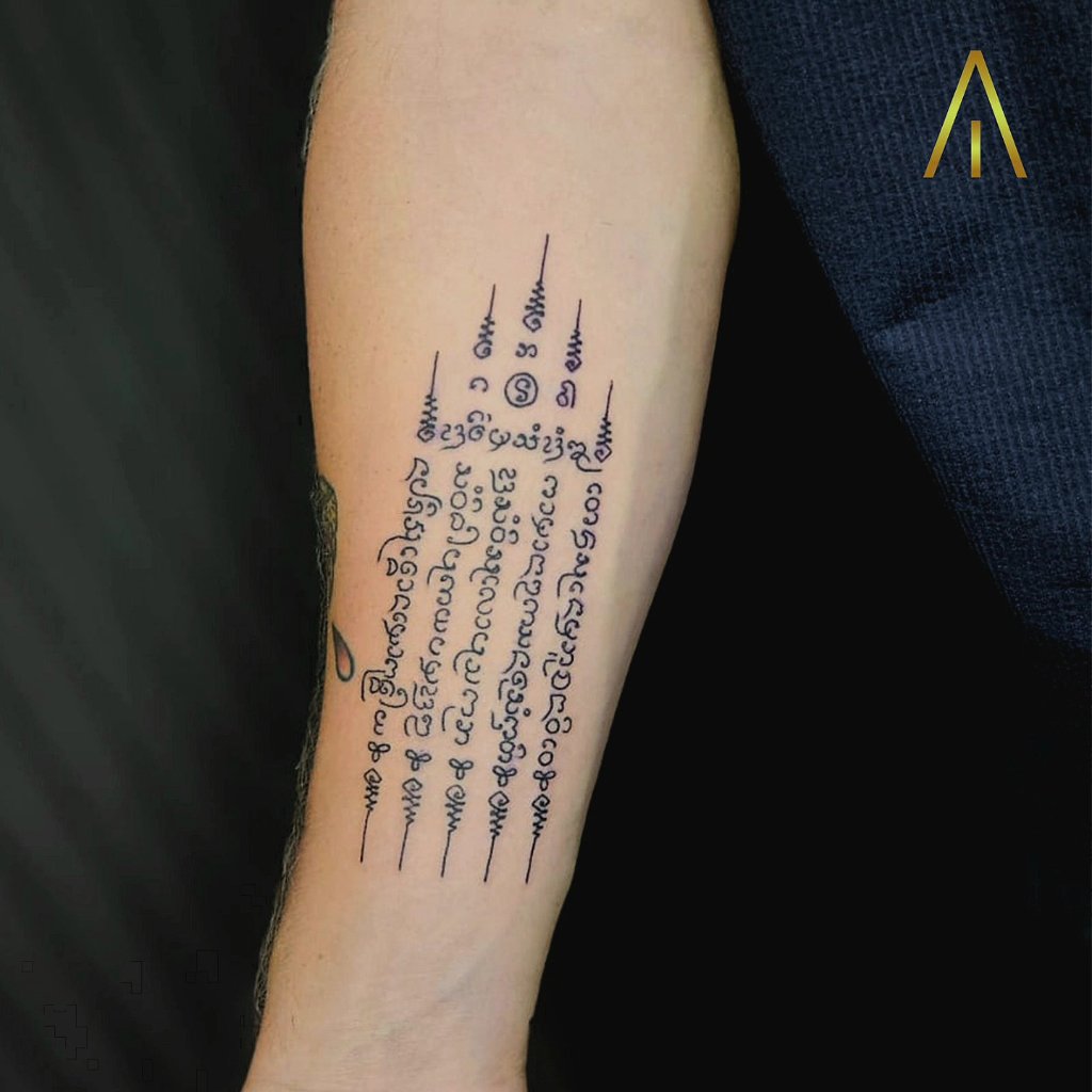 Sak Yant tattoo Chiang Mai Artisan Ink
