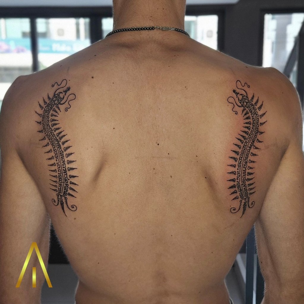Sak Yant tattoo Chiang Mai Artisan Ink