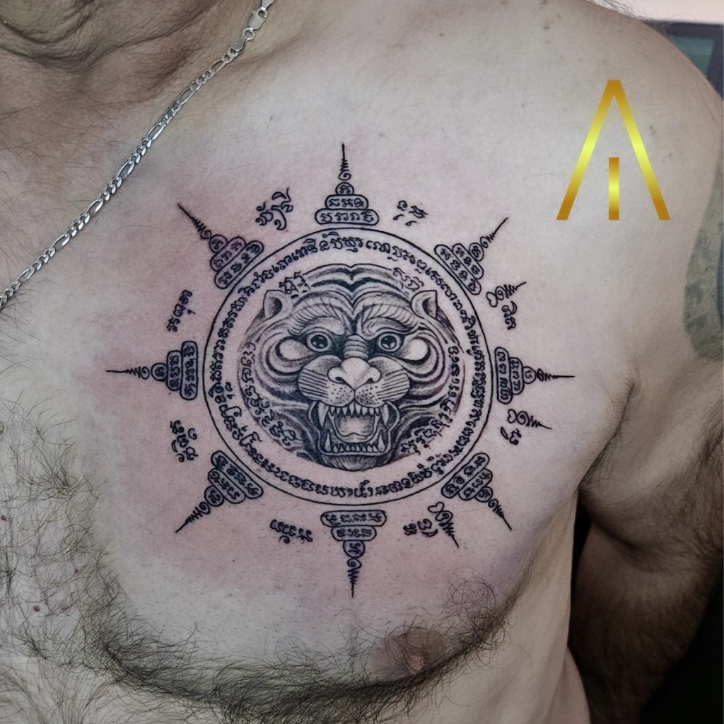 Sak Yant tattoo Chiang Mai Artisan Ink