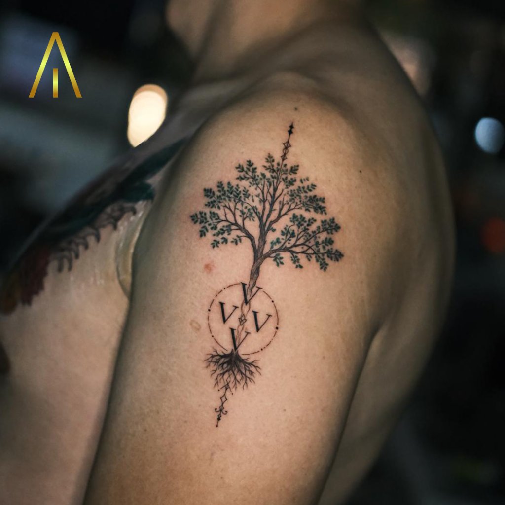 Fine line tattoo Chiang Mai